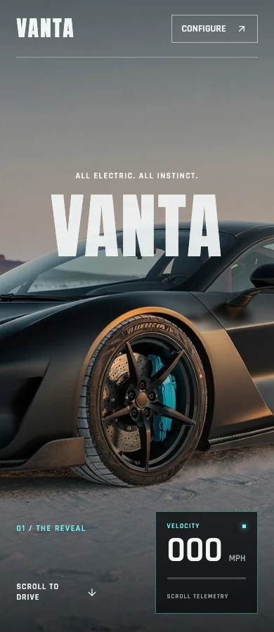 VANTA on mobile